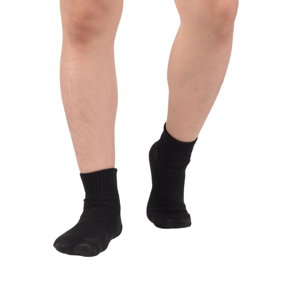 Bamboe FreshFit™ Sokken Zwart 3 Paar - Maat 41-46