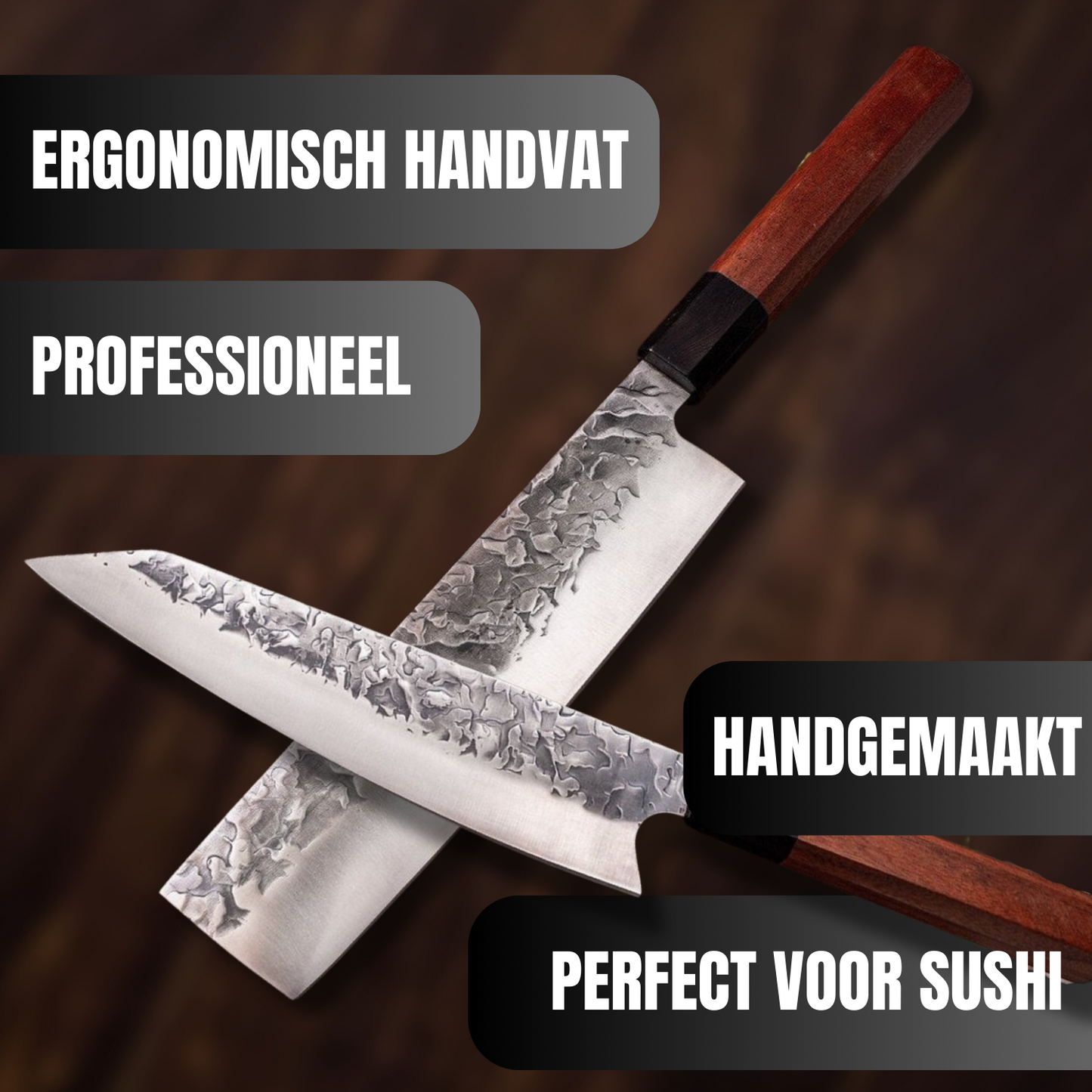 T&M Knives® - Sushi En Groente Koksmes
