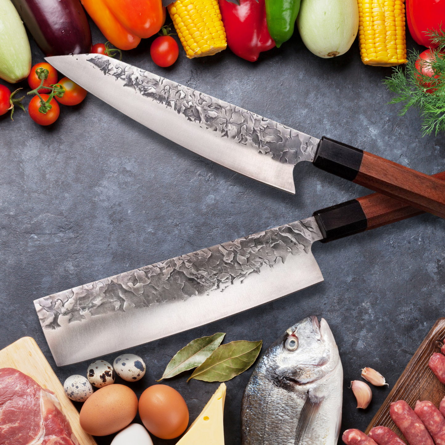 T&M Knives® - Sushi En Groente Koksmes