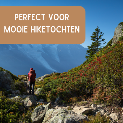 Sandside - Wandelsokken - Premium Kwaliteit Hike Sok - Zwart - 1 Paar