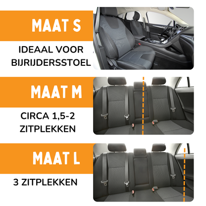 Autostoel Fluffy - De Ideale Hondenstoel Voor Onderweg - Zwart S