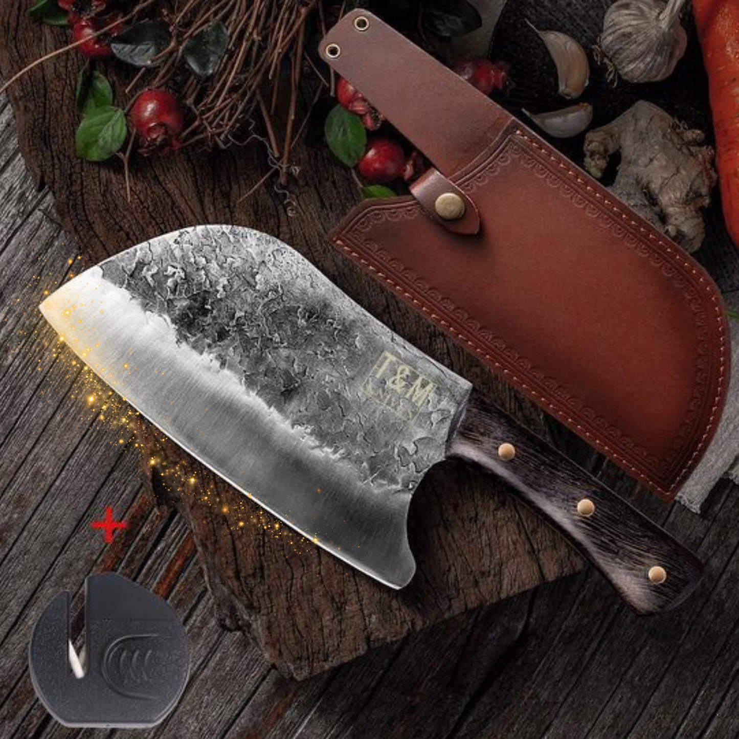 T&M Knives® - Stalen Hakbijl Zeus