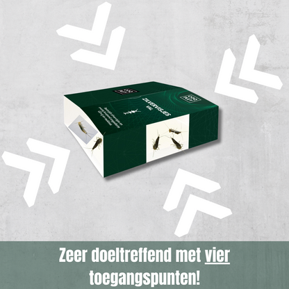 Coopley - Zilvervisjesval - Zilvervisjes Bestrijden - Zilvervisjes Vallen - Effectief - Zilvervisjes Val - Papiervisjes Bestrijden - 4 Stuks