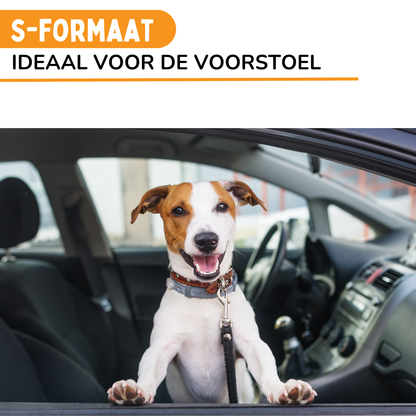 Autostoel Fluffy - De Ideale Hondenstoel Voor Onderweg - Donkergrijs S