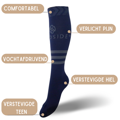 Compressiekousen Premium Sport Athletic - 2 Paar Unisex