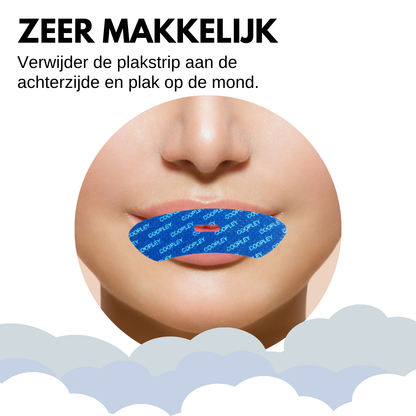 Anti Snurk Mondtape & Neusstrips  Hypoallergeen