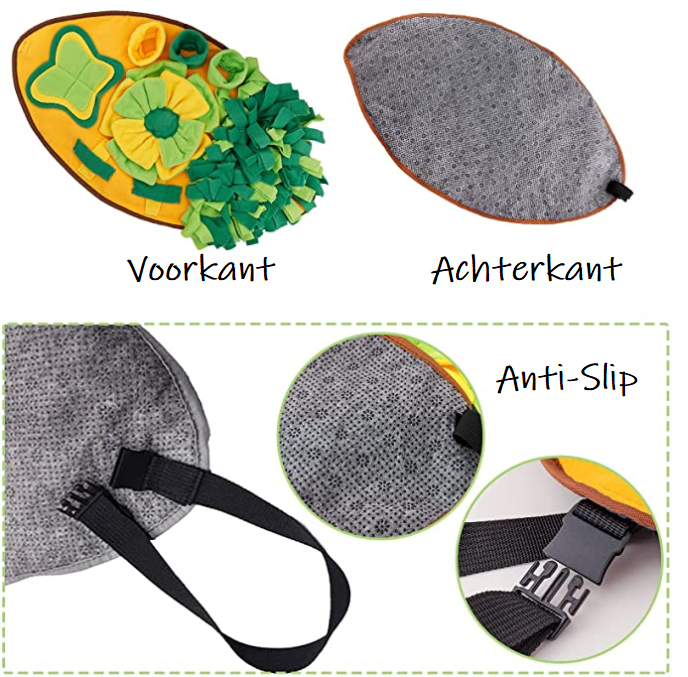 Snuffelmat voor Hond - Honden Speelgoed - Voedermat -Trainingsmat freeshipping - By Cee Cee