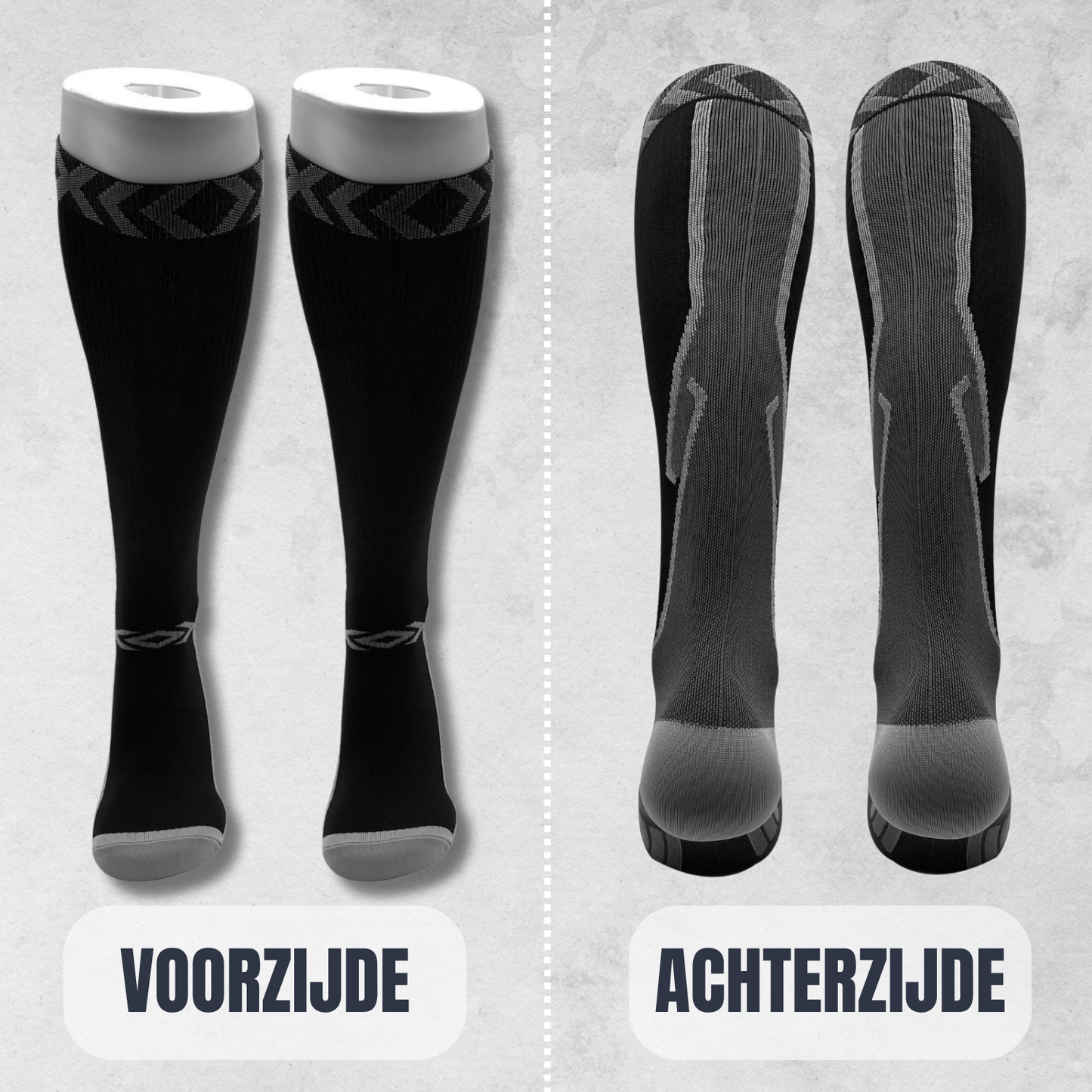 Compressiekousen Voor De Actieveling- 2 Paar