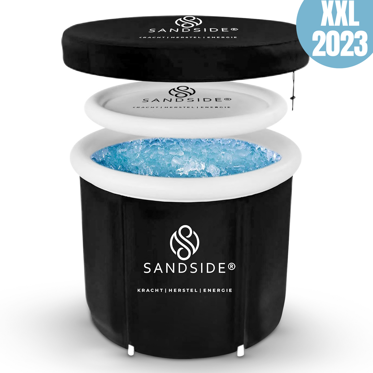 Sandside IJsbad 2024 - Opvouwbaar Bad - Ice Bath - Zitbad Voor Volwassenen - Bath Bucket - Inklapbaar bad - Wim Hof