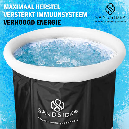 Sandside IJsbad 2024 - Opvouwbaar Bad - Ice Bath - Zitbad Voor Volwassenen - Bath Bucket - Inklapbaar bad - Wim Hof