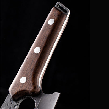 T&amp;M Knives® – Hackbeil, gehämmert mit Laserloch