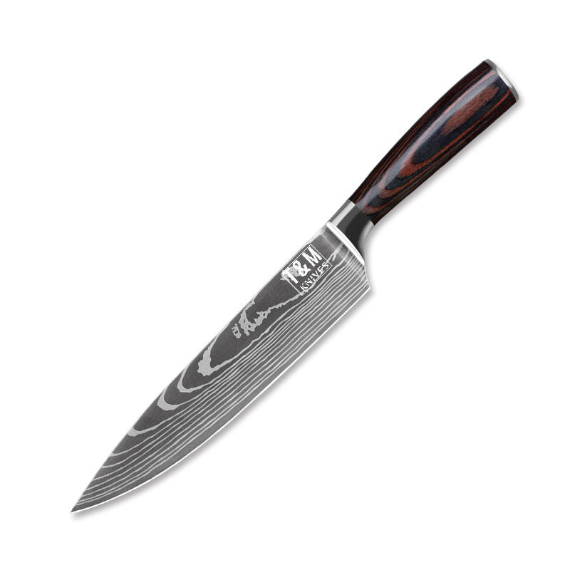 T&amp;M Knives® - Chef's Knife Pakkas XL - 33cm Küchenmesser