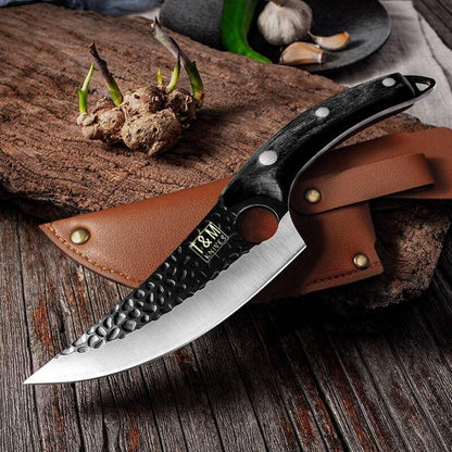 Professioneel Handgemaakt Koksmes - T&M Knives