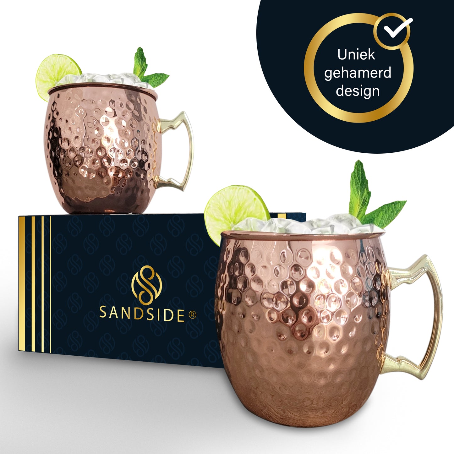 Moscow Mule Cups Premium – Cocktailgläser – Luxus-Geschenkset