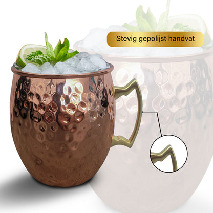 Moscow Mule Cups Premium – Cocktailgläser – Luxus-Geschenkset