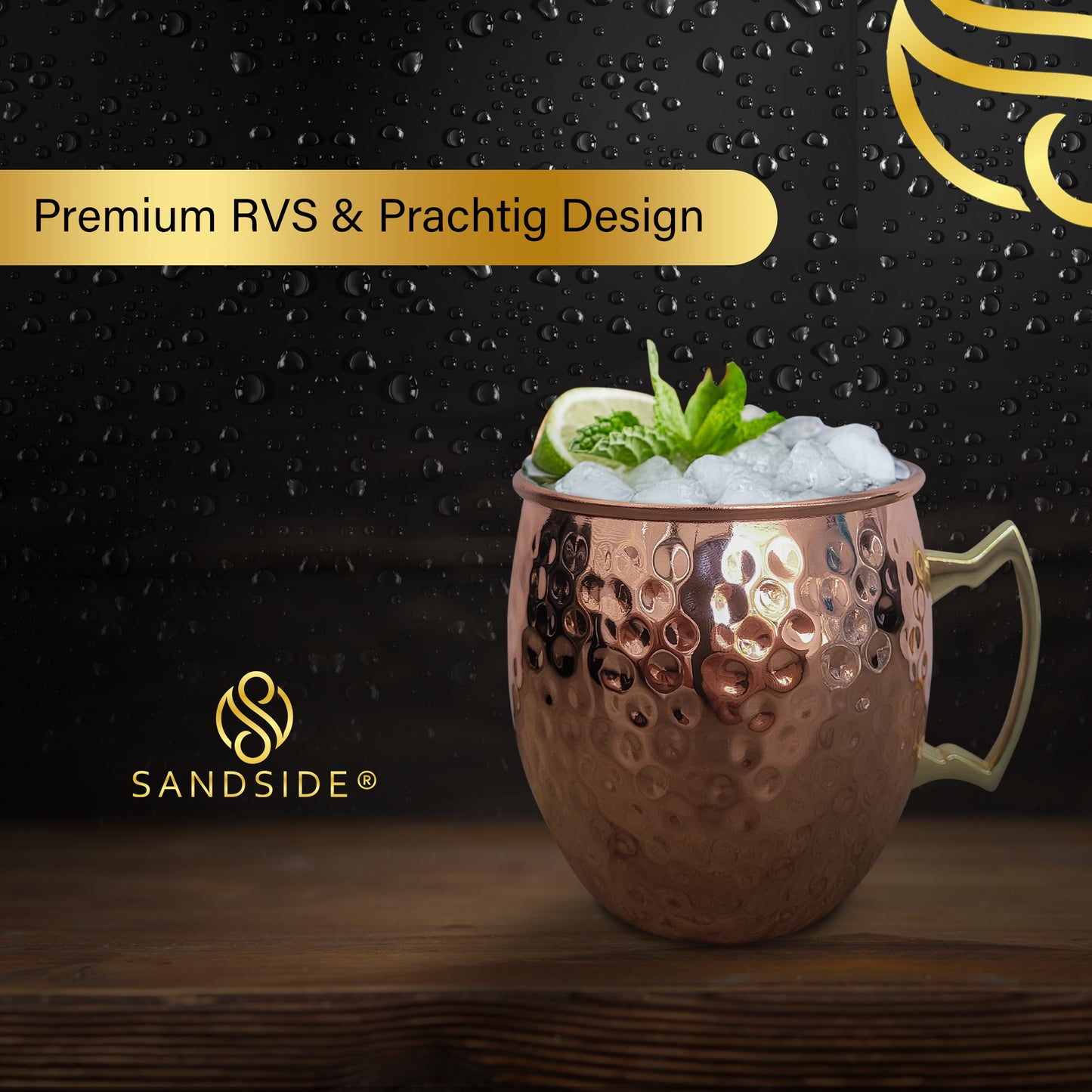 Moscow Mule Cups Premium – Cocktailgläser – Luxus-Geschenkset