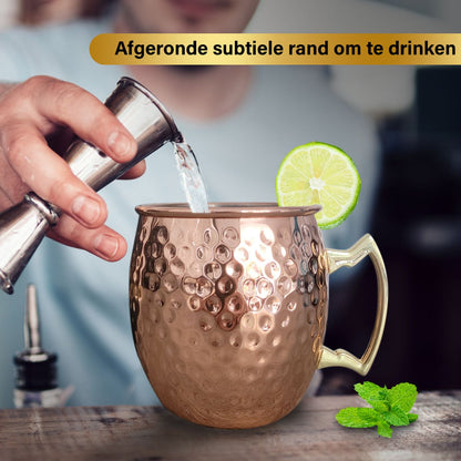 Moscow Mule Cups Premium – Cocktailgläser – Luxus-Geschenkset