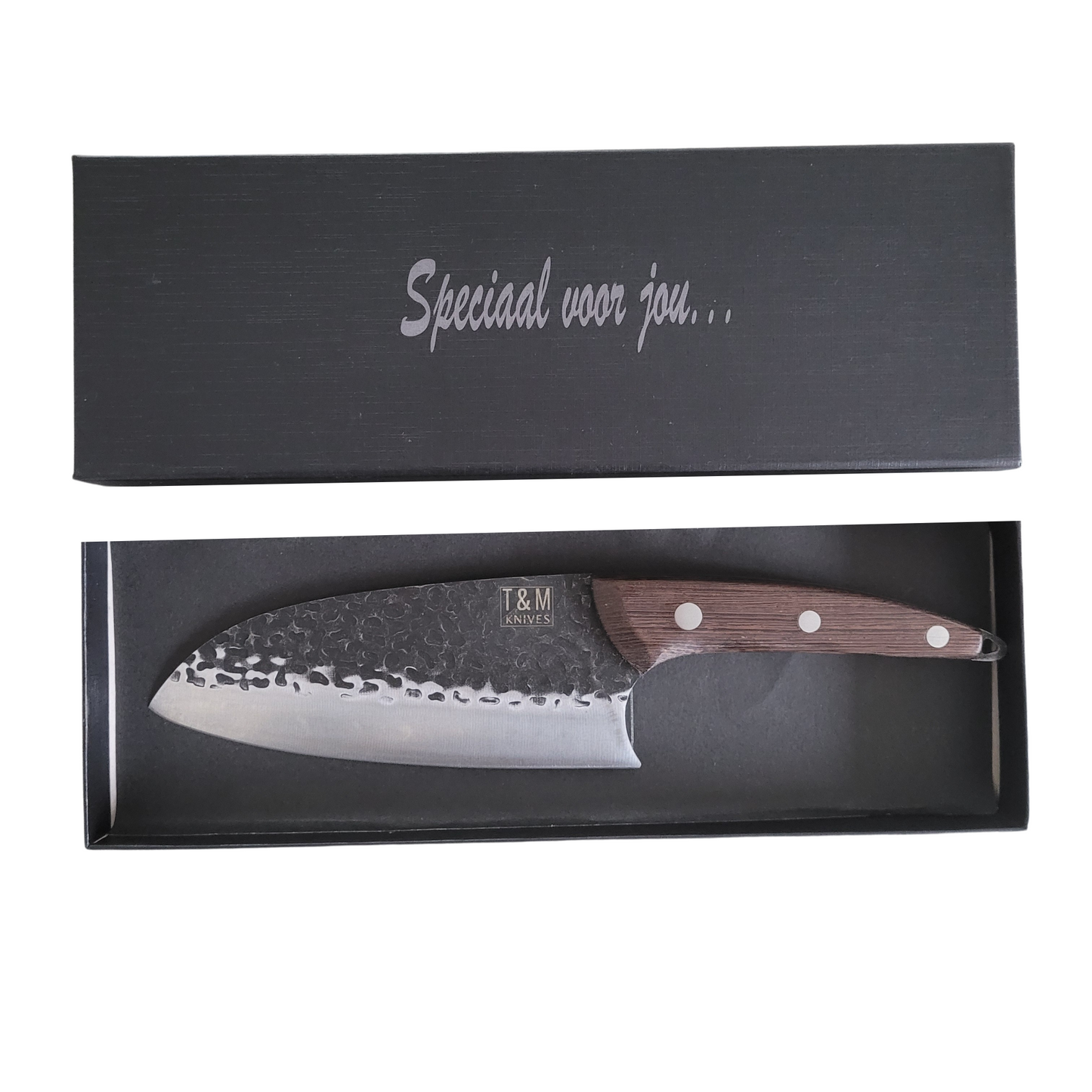 T&M Knives® -  Hakmes Viggos - Premium Koksmes Gehamerd Staal 32cm