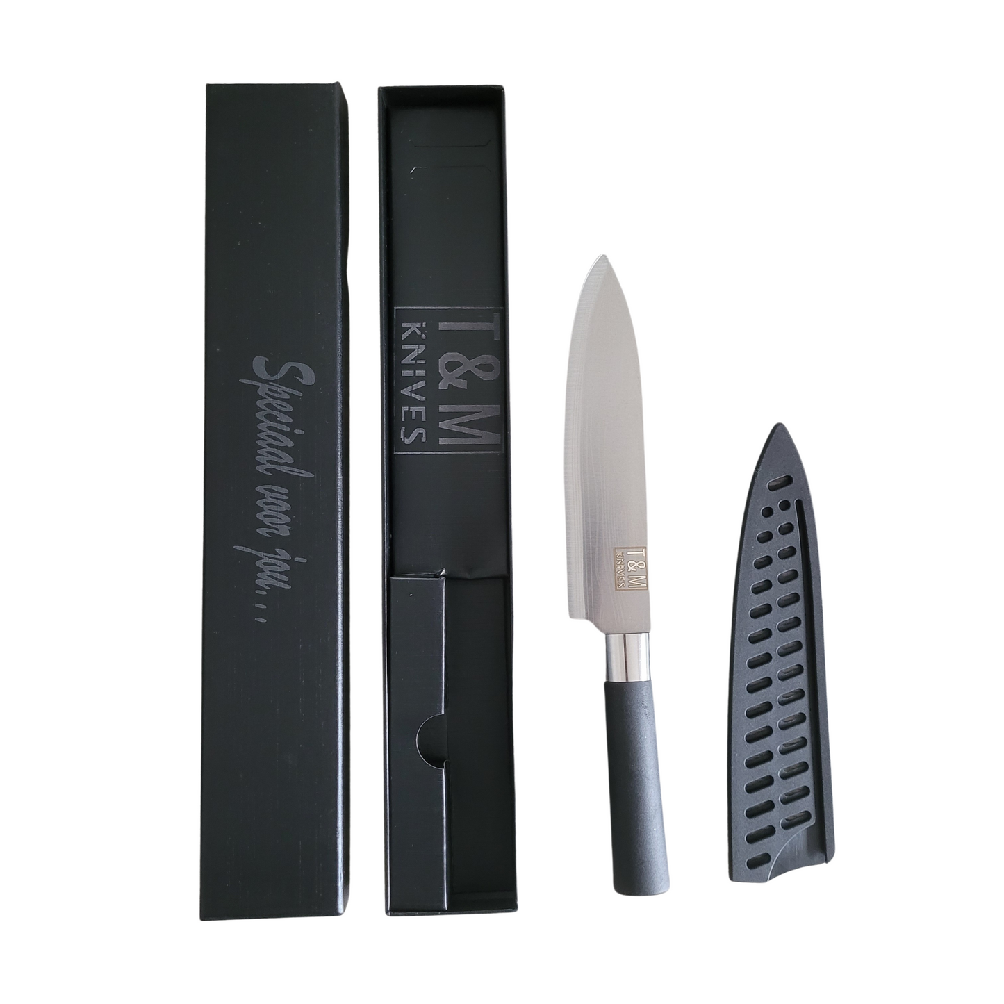 T&M Knives®- Koksmes Trudes - 30cm Keukenmes Keihard Staal