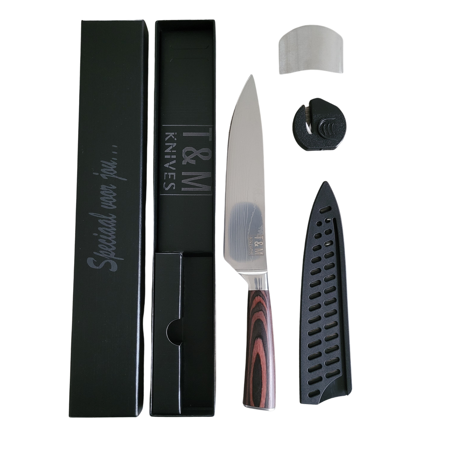 T&amp;M Knives® - Chef's Knife Pakkas XL - 33cm Küchenmesser