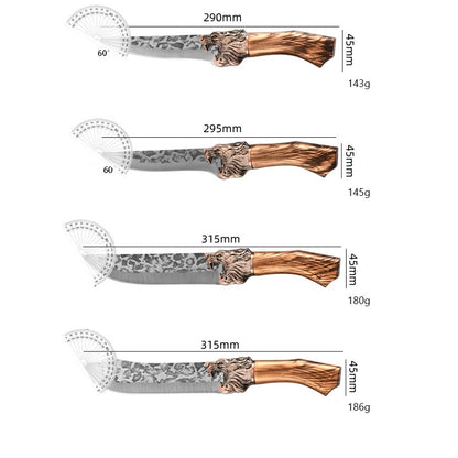 T&amp;M Knives® - Tiger Messerset Professional 4-teilig - Japanische Kochmesser